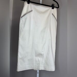 Adolfo Dominguez white Pencil Skirt